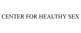CENTER FOR HEALTHY SEX trademark
