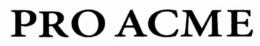 PRO ACME trademark