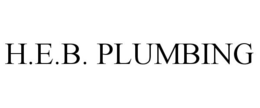 H.E.B. PLUMBING trademark