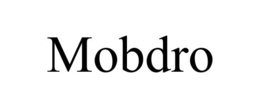 MOBDRO trademark