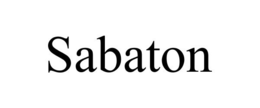 SABATON trademark