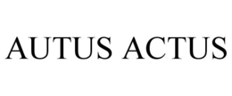 AUTUS ACTUS trademark