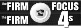 THE FIRM WITH THE FOCUS THE FIRM WITH THE 4S 4444444444444444444444444444444 trademark