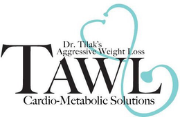 DR. TILAK'S AGGRESSIVE WEIGHT LOSS TAWLCARDIO-METABOLIC SOLUTIONS trademark