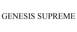 GENESIS SUPREME trademark