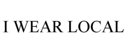 I WEAR LOCAL trademark