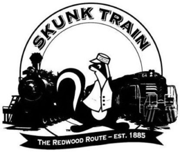 SKUNK TRAIN THE REDWOOD ROUTE - EST. 1885 trademark