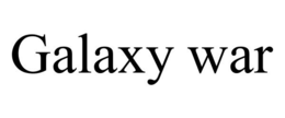 GALAXY WAR trademark