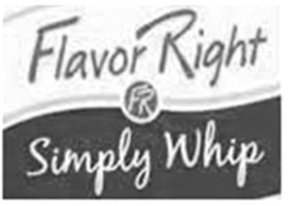 FLAVOR RIGHT FR SIMPLY WHIP trademark