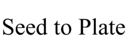 SEED TO PLATE trademark