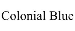 COLONIAL BLUE trademark