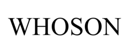 WHOSON trademark
