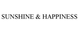 SUNSHINE & HAPPINESS trademark