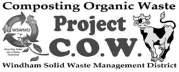 COMPOSTING ORGANIC WASTE PROJECT C.O.W.WINDHAM SOLID WASTE MANAGEMENT DISTRICT WSWMD RECYCLING TODAY FOR A BETTER TOMORROW trademark