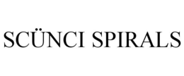 SCÜNCI SPIRALS trademark