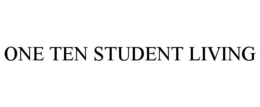 ONE TEN STUDENT LIVING trademark