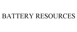 BATTERY RESOURCES trademark