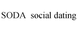 SODA SOCIAL DATING trademark
