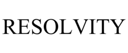 RESOLVITY trademark