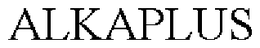 ALKAPLUS trademark