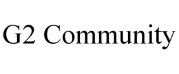 G2 COMMUNITY trademark