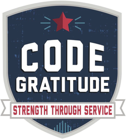 CODE GRATITUDE STRENGTH THROUGH SERVICE trademark