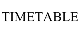 TIMETABLE trademark