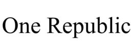 ONE REPUBLIC trademark