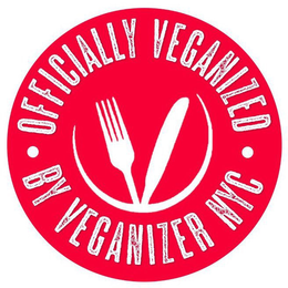 · OFFICIALLY VEGANIZED · BY VEGANIZER NYC trademark