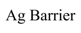 AG BARRIER trademark