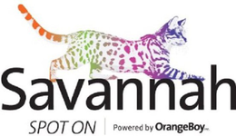 SAVANNAH POWERED BY ORANGEBOY INC. SPOTON trademark