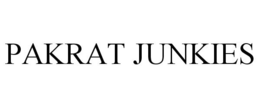 PAKRAT JUNKIES trademark