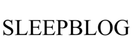 SLEEPBLOG trademark