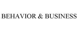 BEHAVIOR & BUSINESS trademark