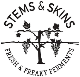 STEMS & SKINS FRESH & FREAKY FERMENTS trademark