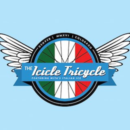 THE ICICLE TRICYCLE FEATURING MITA'S ITALIAN ICE DENVER COLORADO MMXVI trademark