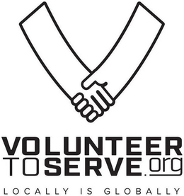 V VOLUNTEER TO SERVE.ORG LOCALLY IS GLOBALLY trademark