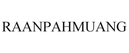 RAANPAHMUANG trademark