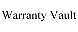 WARRANTY VAULT trademark