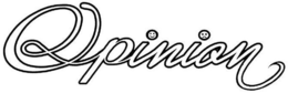 OPINION trademark