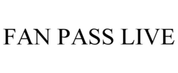 FAN PASS LIVE trademark