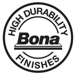 BONA HIGH DURABILITY FINISHES trademark