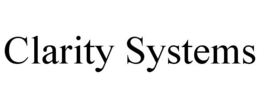 CLARITY SYSTEMS trademark