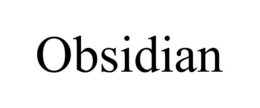 OBSIDIAN trademark