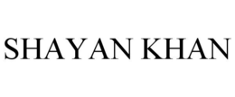 SHAYAN KHAN trademark