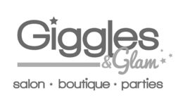 GIGGLES & GLAM SALON · BOUTIQUE · PARTIES trademark