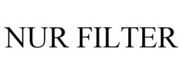 NUR FILTER trademark