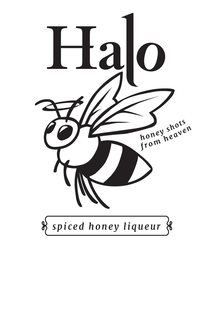 HALO HONEY SHOTS FROM HEAVEN SPICED HONEY LIQUEUR trademark