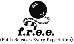 F.R.E.E. (FAITH RELEASES EVERY EXPECTATION) trademark