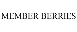 MEMBER BERRIES trademark